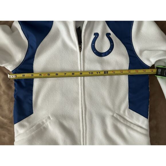 NFL Team Apparel Indianapolis Colts Football Fleece Zip Up Jacket Women Small - Picture 10 of 14